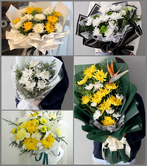 贵州贵阳白云区沙文镇白事花束代送